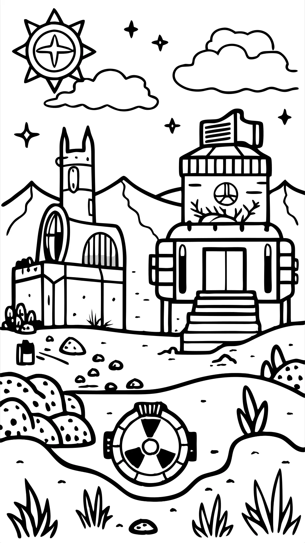 fallout coloring pages